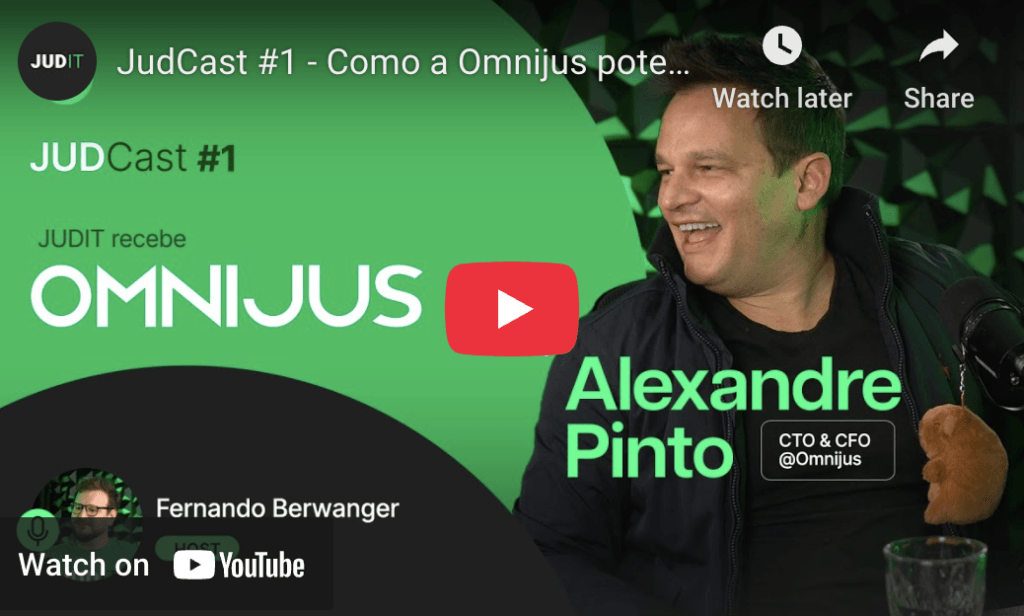 Omnijus utiliza a api jurídica da judit